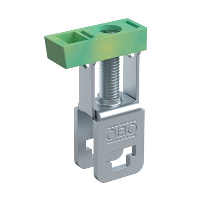 Borne de terra para FireBox T 28x12,5x44 amarelo esverdeado