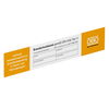 Identification plate for duct systems Policloreto de vinilo branco