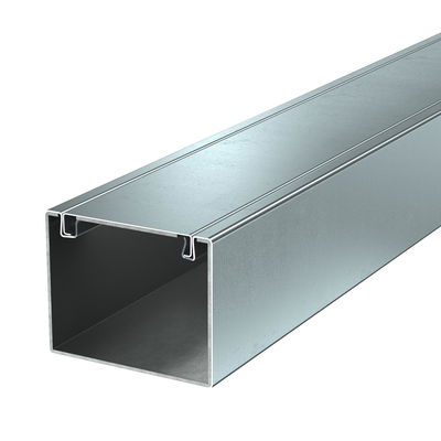 Ducto de instalação metálico com tecido antifogo 80x100x2000 Aço galvanizado pelo método Sendzimir zinco