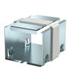 União para PLM D 0810 118x94x78 Aço galvanizado pelo método Sendzimir zinco