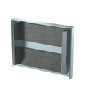 Topo com tecido antifogo 105x20x81 Aço galvanizado pelo método Sendzimir zinco