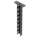 Pendural U com cabeça soldada 50x30x400 Aço PES135 - Poliéster preto RAL 9005
