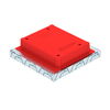 Underfloor box for GES6 308x308x92 Aço galvanizado pelo método Sendzimir
