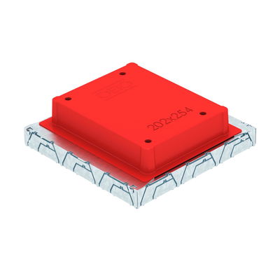 Underfloor box for GES6 308x308x92 Aço galvanizado pelo método Sendzimir