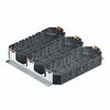 Mounting set heavy duty with 3 mounting boxes UT4 250x250x44 Aço galvanizado pelo método Sendzimir