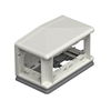 Telitank 225x125x125 Poliamida cinzento claro RAL 7035
