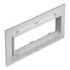Espelho triplo Modul 45 para T4L/T8NL Poliamida cinzento claro RAL 7035