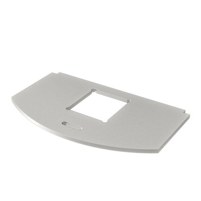 Mounting plate for GES R2 for 1x Typ LE Aço inoxidável, livre de ferrugem A2 1.4301