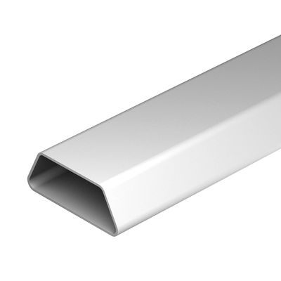 Calha de chão para UGE 35x90x3000 Policloreto de vinilo cinzento claro