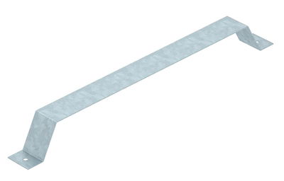Fixação mural para 3 x calhas PVC 90x35 Aço galvanizado pelo método Sendzimir