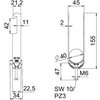 Abraçadeira BBS 2056 dupla 34-40mm Aço Galvanizado por imersão a quente após maquinação