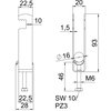 Abraçadeira BBS 2056 tripla 12-16mm Aço Galvanizado por imersão a quente após maquinação