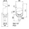 Abraçadeira BBS 2056 28-34mm Alumínio