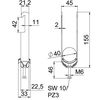 Abraçadeira BBS 2056 dupla 34-40mm Aço Galvanizado por imersão a quente após maquinação
