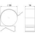 Clip de suspensão para cabo 25-30mm 4-7,5mm Aço Lamela de zinco zinco