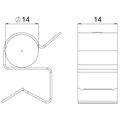 Clip de suspensão para cabo 12-14mm 7,5-12mm Aço Lamela de zinco zinco