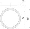 Anel de vedação para rosca M20 Polietileno