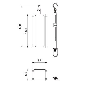 Friction coefficient meter for flat roof system 350x290x130 Alumínio alumínio – Imagem 2 de 4