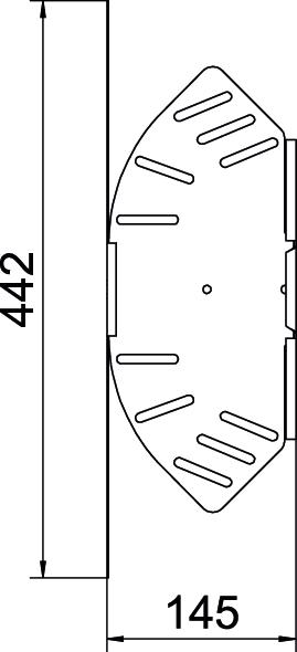 Ângulo variável horizontal 110x150 Aço Galvanizado por imersão a quente após maquinação zinco – Imagem 2 de 2