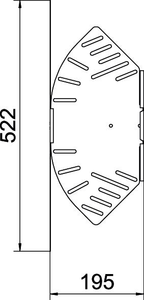 Ângulo variável horizontal 110x200 Aço Galvanizado por imersão a quente após maquinação zinco – Imagem 2 de 2