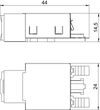 Conector RJ45 Cat. 6 blindado