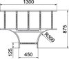 T piece for cable ladder 110x450 Aço Galvanizado por imersão a quente após maquinação zinco