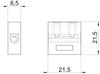 Borne cerâmico para FireBox T 6 mm² Esteatite creme