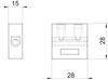 Borne cerâmico para FireBox T 16 mm² Esteatite creme