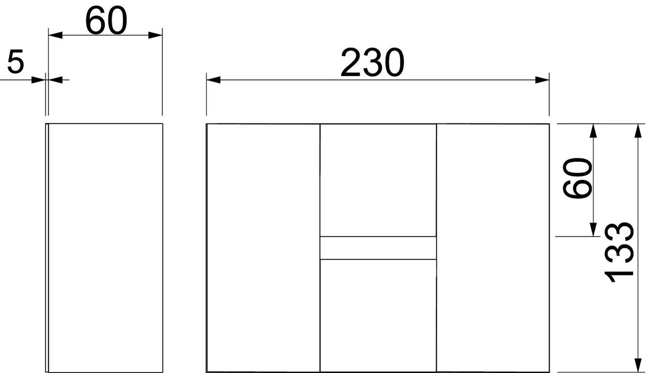 Topo para BSK I120/E90 50x110 Betão leve de fibra de vidro cinzento – Imagem 2 de 4