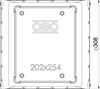 Underfloor box for GES6 308x308x92 Aço galvanizado pelo método Sendzimir