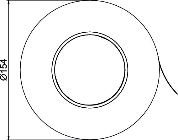 Adhesive tape for sealing and fixing 50m prata mate – Imagem 2 de 2