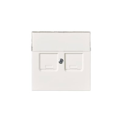 Centrumplatta, Impressivo, 2xRJ45, vit