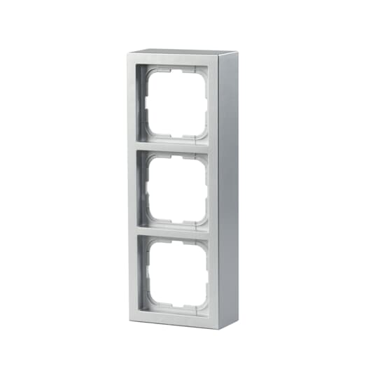 Förhöjningsram, Impressivo, 3-fack, 85mm, dj40mm, aluminium