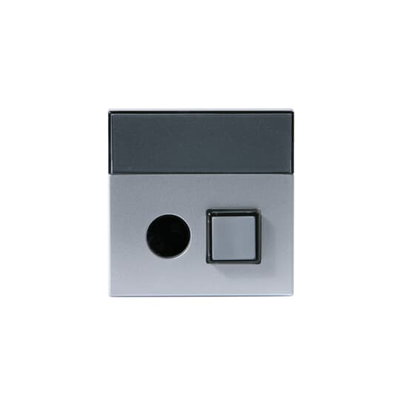 Centrumdelar, tryckknapp & 6.3mm uttag, Impressivo, aluminium