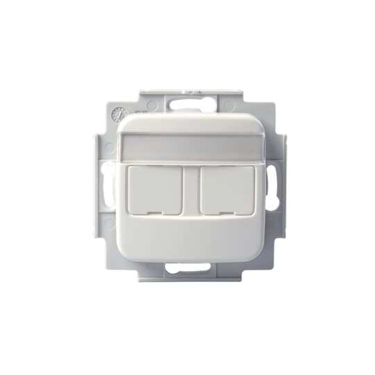 RJ45 Fästram / centrumplatta för 2xRJ-45, Actassi Jussi