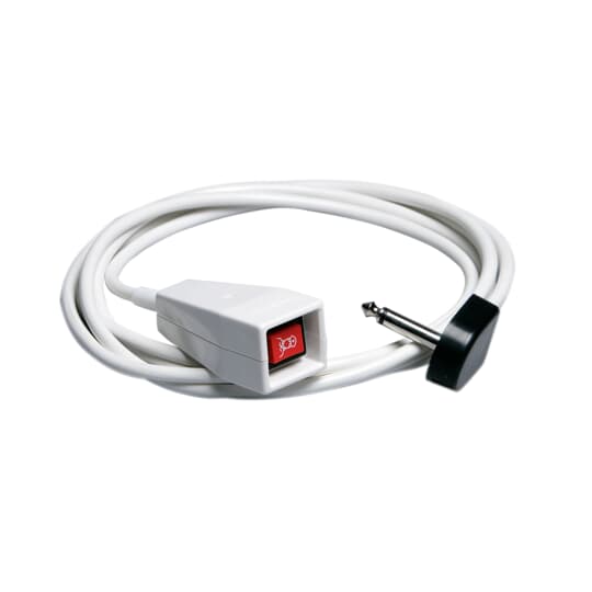 Signal Sladdtryckknapp (2m) Slutande med 6,3 mm Jack-telepropp