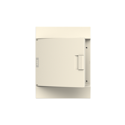 Normkapsling 2x12M utanpåliggande vit med dörr