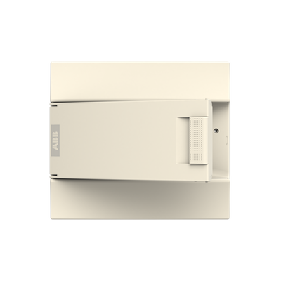 Normkapsling 1x12M utanpåliggande vit med dörr