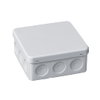 Kopplingsdosa IP65, utanpåliggande, 6,0 mm², 500V, 104 x 104mm, grå