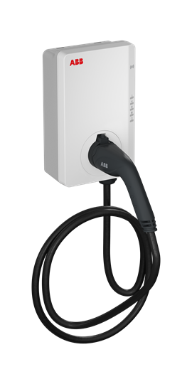 Terra AC laddbox, Terra AC laddbox typ 2, 5 m kabel, 11 kW, 3-fas/16A, med RFID
