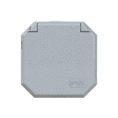 Vägguttag 1-vägs Garant