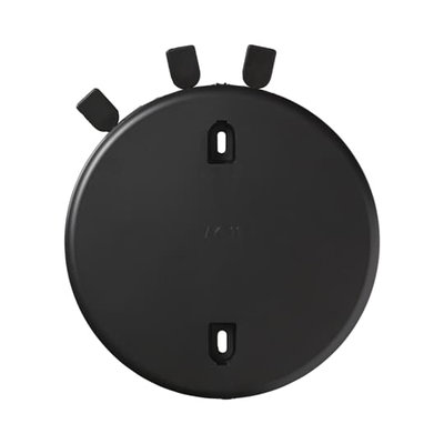 Takdoslock Slätt lock, Ø115 Skruvavstånd cc 70 …78mm. Svart