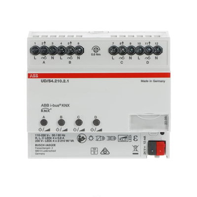 Universal LED dimmer 4 x 210 W/VA, MDRC