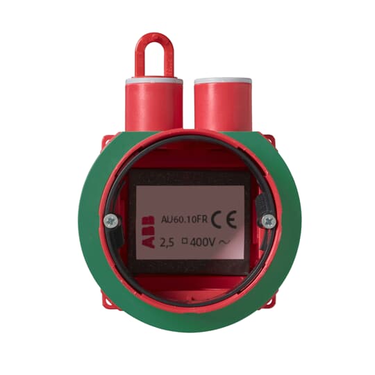 Apparatdosa brandklassad universal för EI30/EI60 brandklassade väggar, med steglöst justerbar ring för 12 - 40 mm skiva, 2 fasta stutsar 16/20mm. – Bild 2 av 6