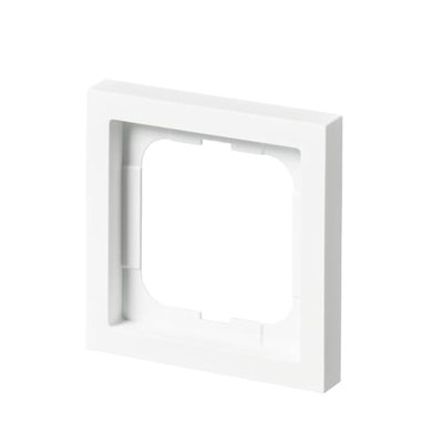 Förhöjningsram, Impressivo, 1-fack, 80mm, dj54mm, matt vit