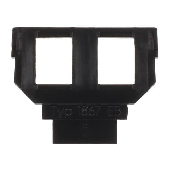 Monteringsbricka för DKS-system, 2xRJ45, Keystone