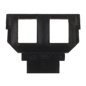 Monteringsbricka, DKS / 2xRJ45 Keystone