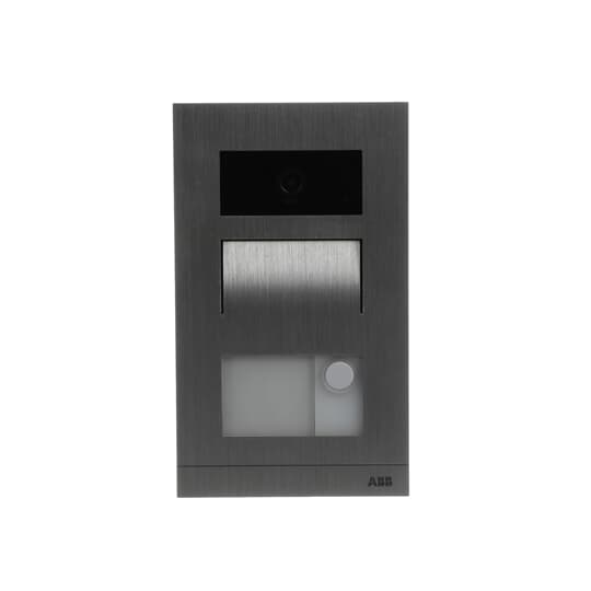 M21311P1-A Komplett porttelefoni mini med kamera och en tryckknapp, aluminium