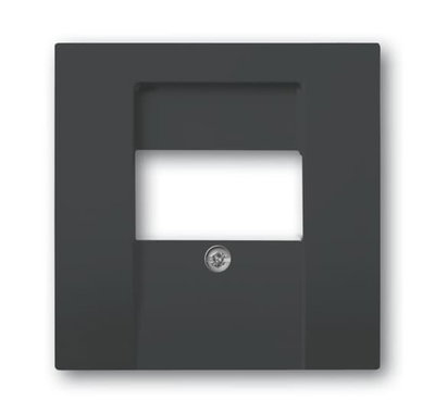 Centrumplatta, USB-, VGA-, HDMI-uttag, svart matt
