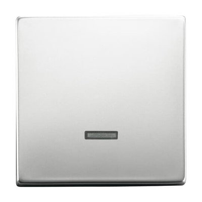 Centrumplatta, dimmer, touch, Pure Ädelstål